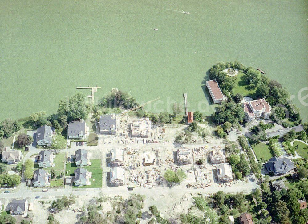 Luftbild Zeuthen - Baustelle der EDR GmbH am Zeuthener See