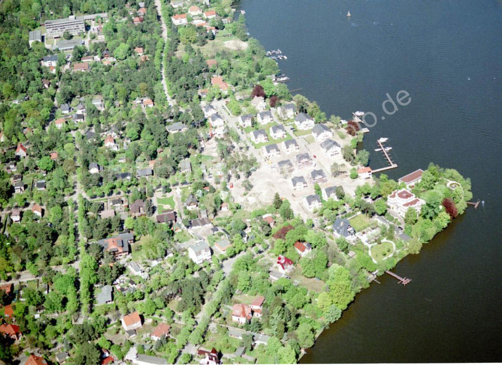 Luftaufnahme Zeuthen - Baustelle der EDR GmbH am Zeuthener See