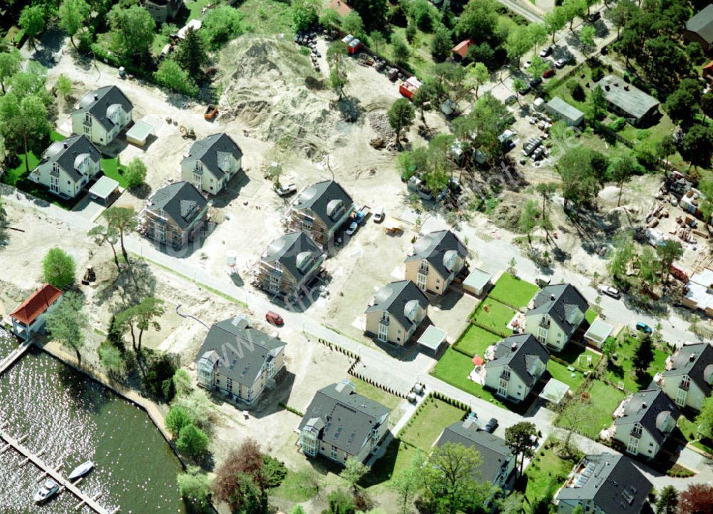 Luftaufnahme Zeuthen - Baustelle der EDR GmbH am Zeuthener See