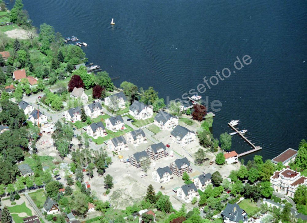 Luftbild Zeuthen - Baustelle der EDR GmbH am Zeuthener See