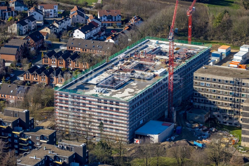 Velbert Von Oben - Baustelle Für Einen Erweiterungs- Neubau Auf Dem ...