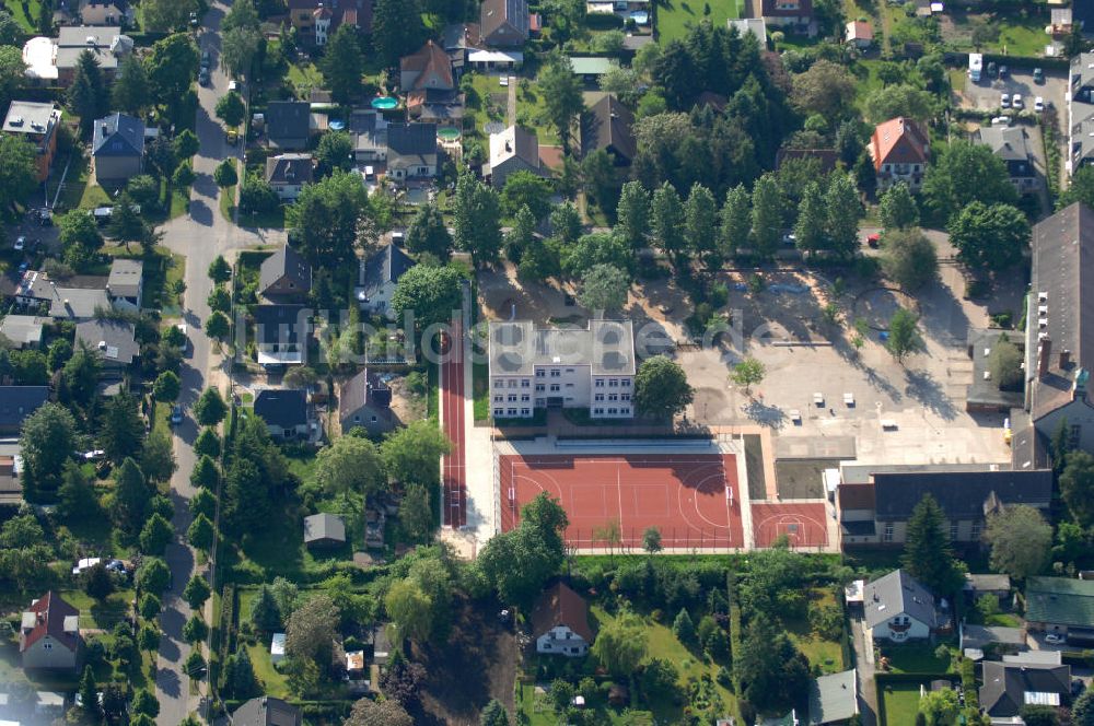 Luftaufnahme Berlin - Baustelle Einfamilienhaus Berlin-Kaulsdorf