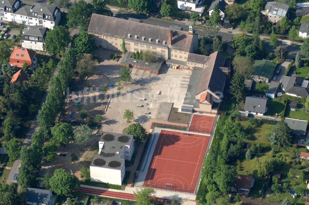 Luftaufnahme Berlin - Baustelle Einfamilienhaus Berlin-Kaulsdorf