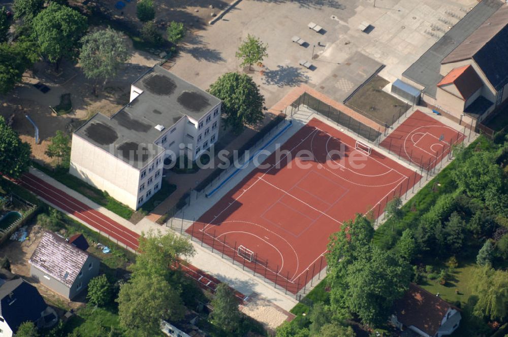 Berlin von oben - Baustelle Einfamilienhaus Berlin-Kaulsdorf