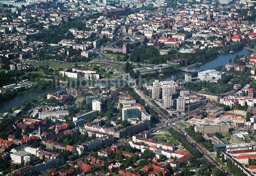 Wroclaw (Polen) von oben - Baustelle Einkaufscenter Pasaz Grunwaldzki - Wroclaw (Polen)