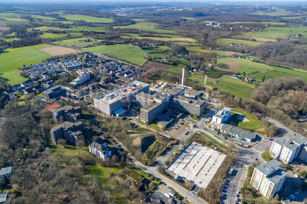 Velbert Aus Der Vogelperspektive: Baustelle Für Einen Erweiterungs ...