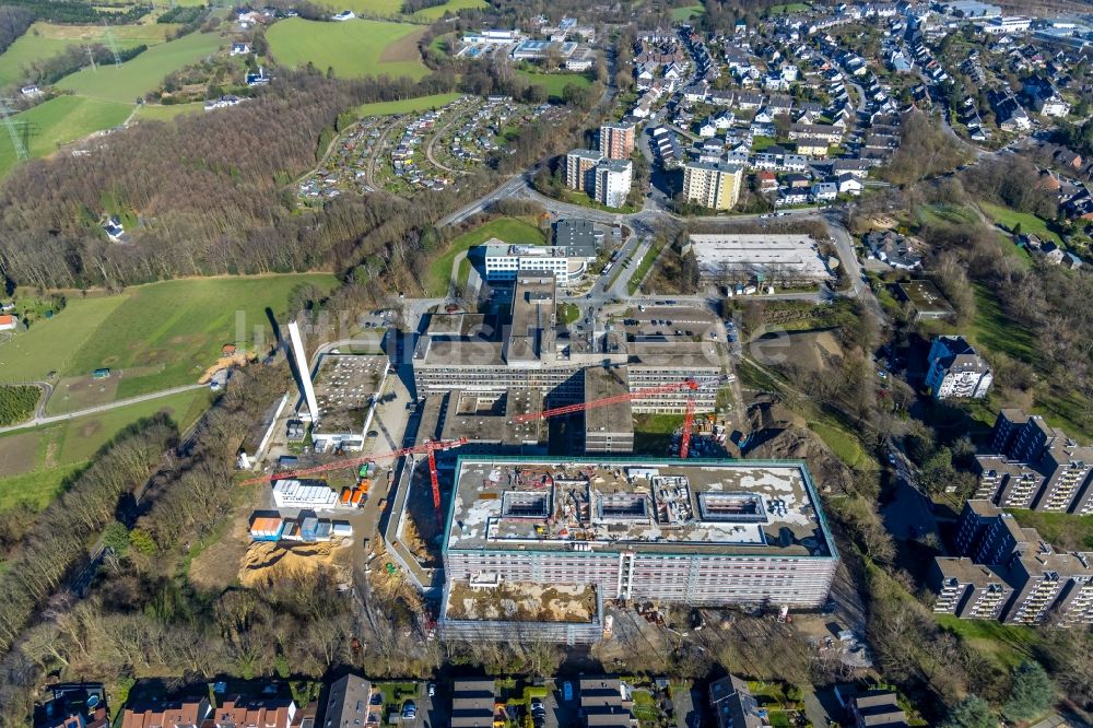 Luftaufnahme Velbert - Baustelle Für Einen Erweiterungs- Neubau Auf Dem ...