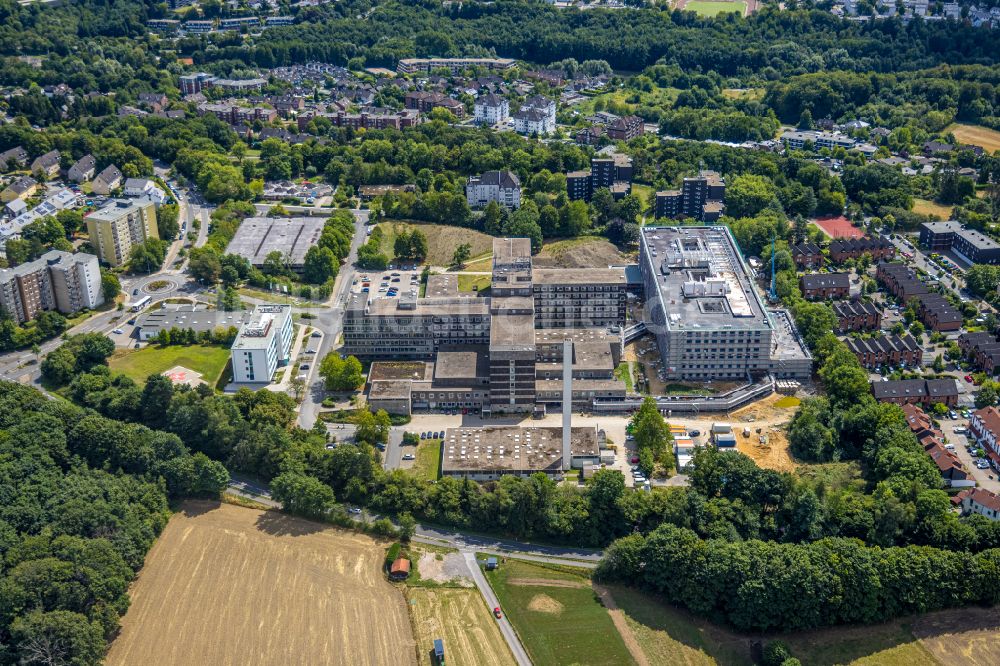 Velbert Von Oben - Baustelle Für Einen Erweiterungs- Neubau Auf Dem ...