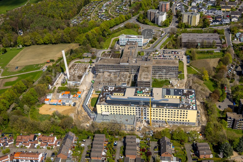 Luftbild Velbert - Baustelle Für Einen Erweiterungs- Neubau Auf Dem ...