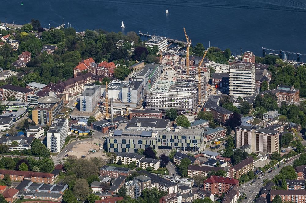 Luftbild Kiel - Baustelle Für Einen Erweiterungs- Neubau Auf Dem ...