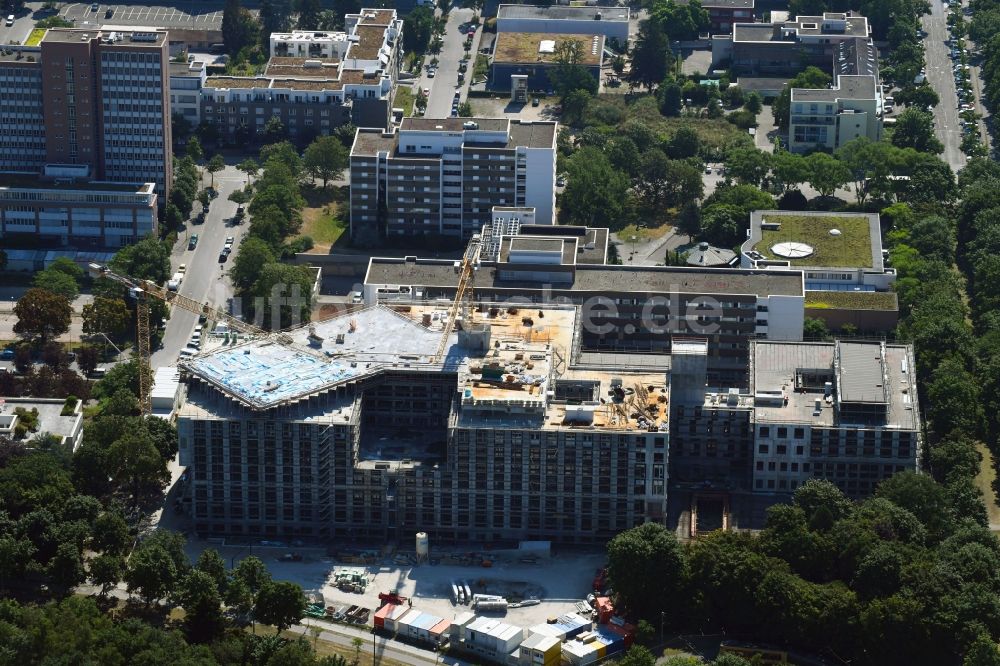 Luftbild Karlsruhe - Baustelle für einen Erweiterungs ...