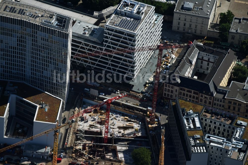 Luftbild Berlin - Baustelle und Gelände der Europacity an der Heidestraße in Berlin