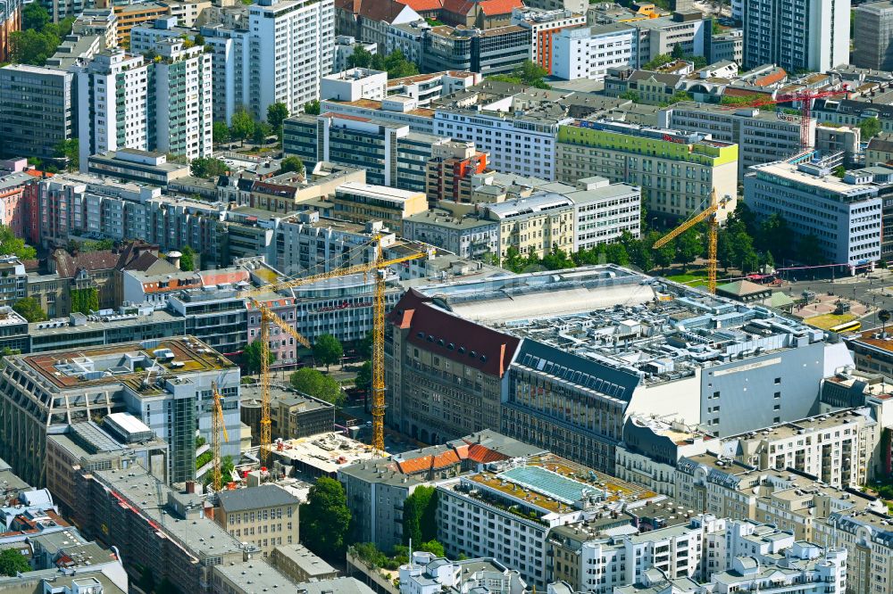 Berlin aus der Vogelperspektive: Baustelle des Geschäftshauses im Ortsteil Schöneberg in Berlin, Deutschland