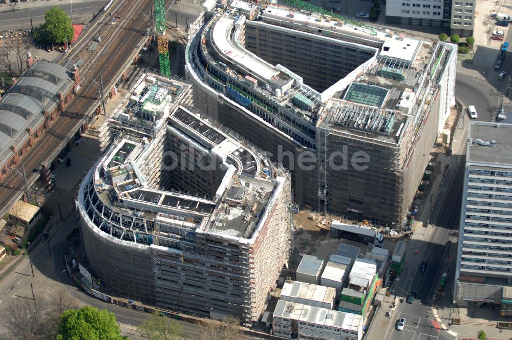 Berlin aus der Vogelperspektive: Baustelle Hackesches Quartier in Berlin Mitte