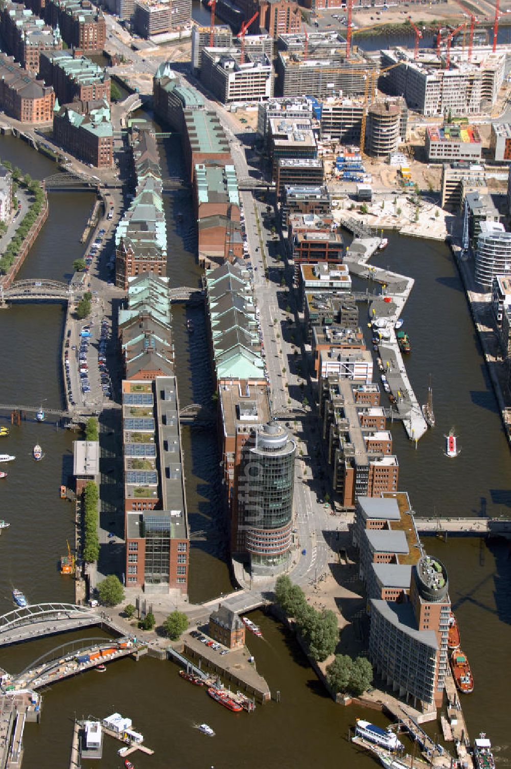 Luftbild Hamburg - Baustelle HafenCity Hamburg