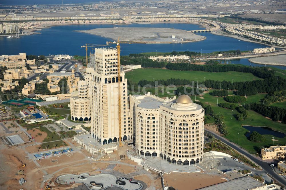 Luftaufnahme Ras Al Khaimah - Baustelle des Al Hamra Palace Hotel in Ras Al Khaimah