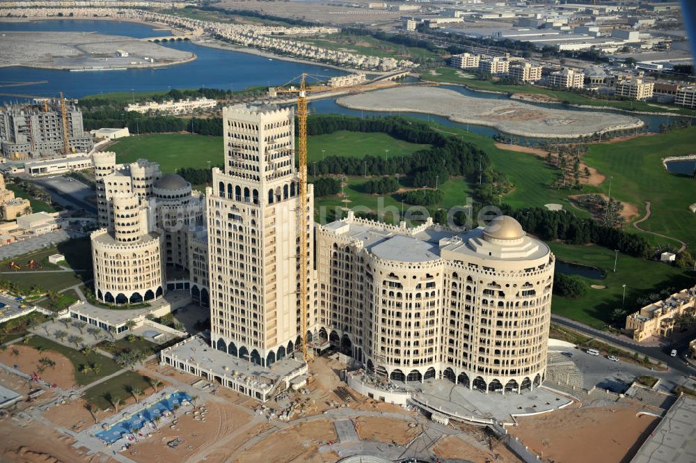 Ras Al Khaimah aus der Vogelperspektive: Baustelle des Al Hamra Palace Hotel in Ras Al Khaimah