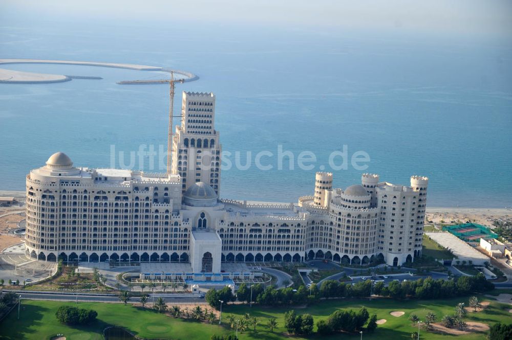 Luftbild Ras Al Khaimah - Baustelle des Al Hamra Palace Hotel in Ras Al Khaimah