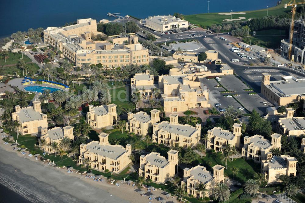 Luftaufnahme Ras Al Khaimah - Baustelle des Al Hamra Village Projektes in Ras Al Khaimah