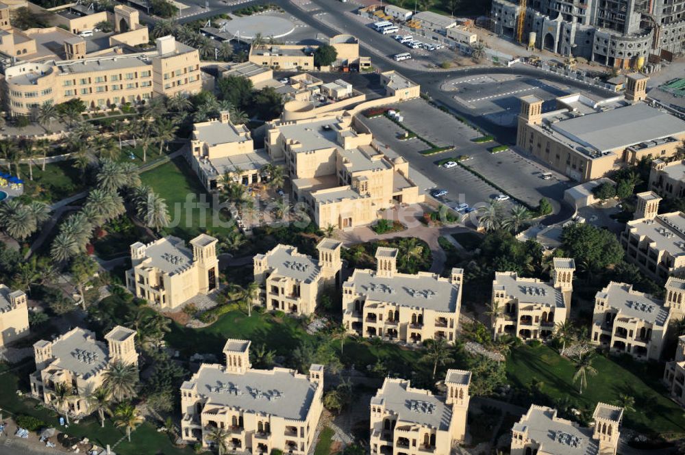 Ras Al Khaimah von oben - Baustelle des Al Hamra Village Projektes in Ras Al Khaimah