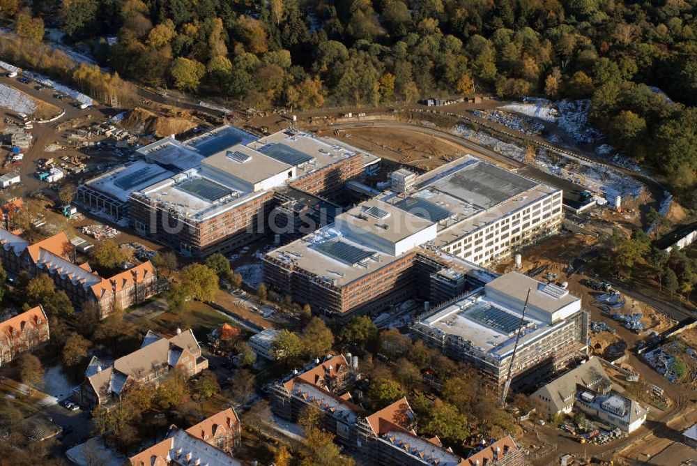 Berlin von oben - Baustelle der HELIOS Klinik Berlin-Buch