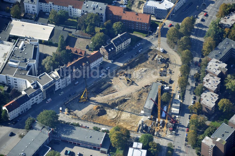 Hamburg aus der Vogelperspektive: Baustelle des Jessenquartier in Hamburger Stadtteil Altona von Hamburg