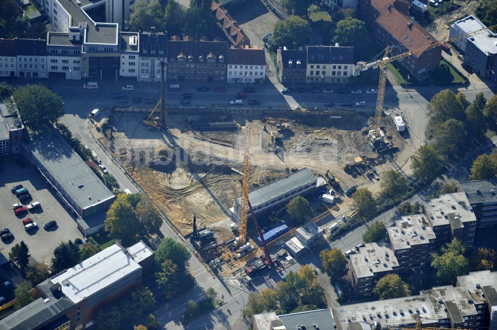 Luftaufnahme Hamburg - Baustelle des Jessenquartier in Hamburger Stadtteil Altona von Hamburg