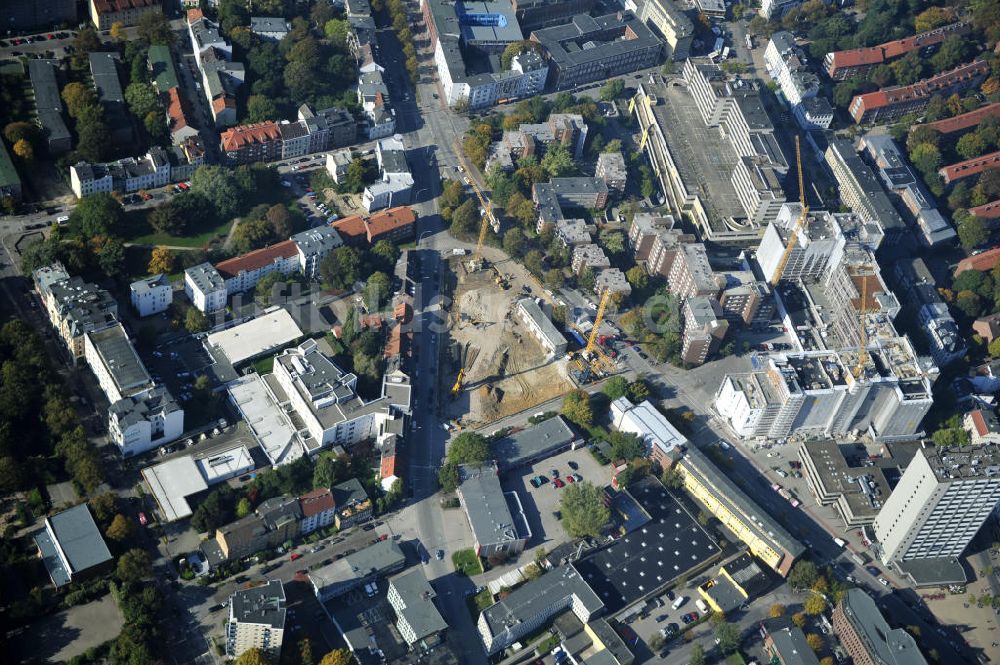 Hamburg von oben - Baustelle des Jessenquartier in Hamburger Stadtteil Altona von Hamburg