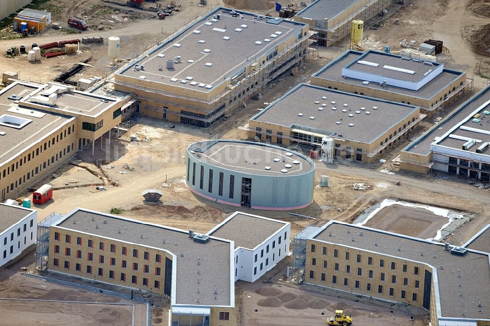 Luftaufnahme Arnstadt - Baustelle der Jugendstrafanstalt Arnstadt in Thüringen