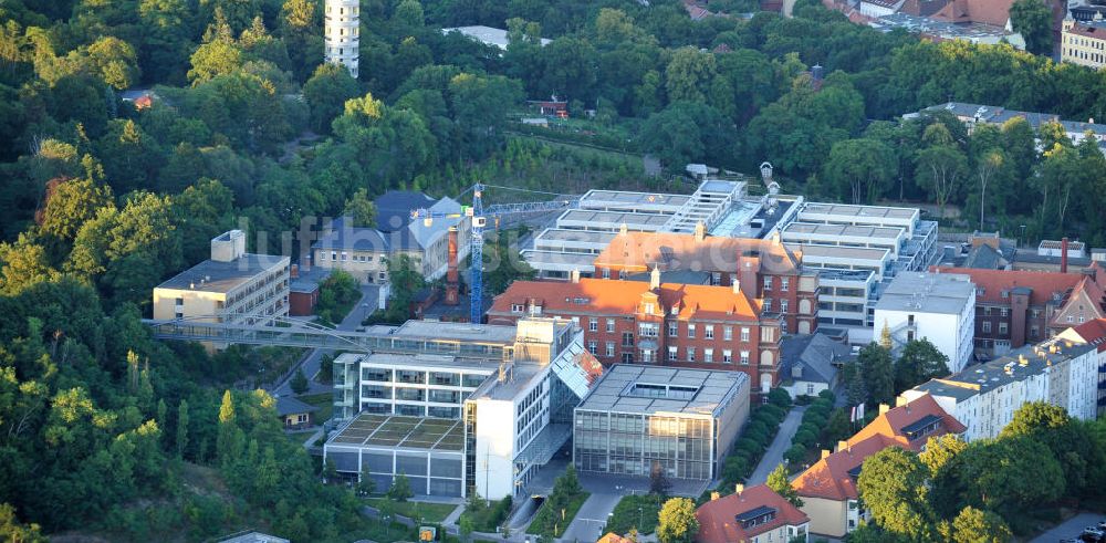 Brandenburg von oben - Baustelle Klinikum / clinic Brandenburg