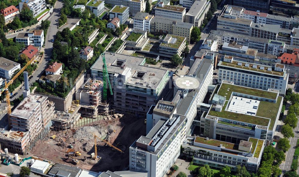 Luftbild Stuttgart - Baustelle am Klinikum Stuttgart