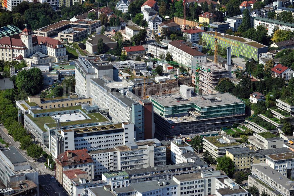 Luftaufnahme Stuttgart - Baustelle am Klinikum Stuttgart