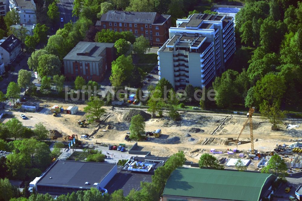 Luftaufnahme Berlin - Baustelle Leonorengärten im Stadtteil Lankwitz von Berlin