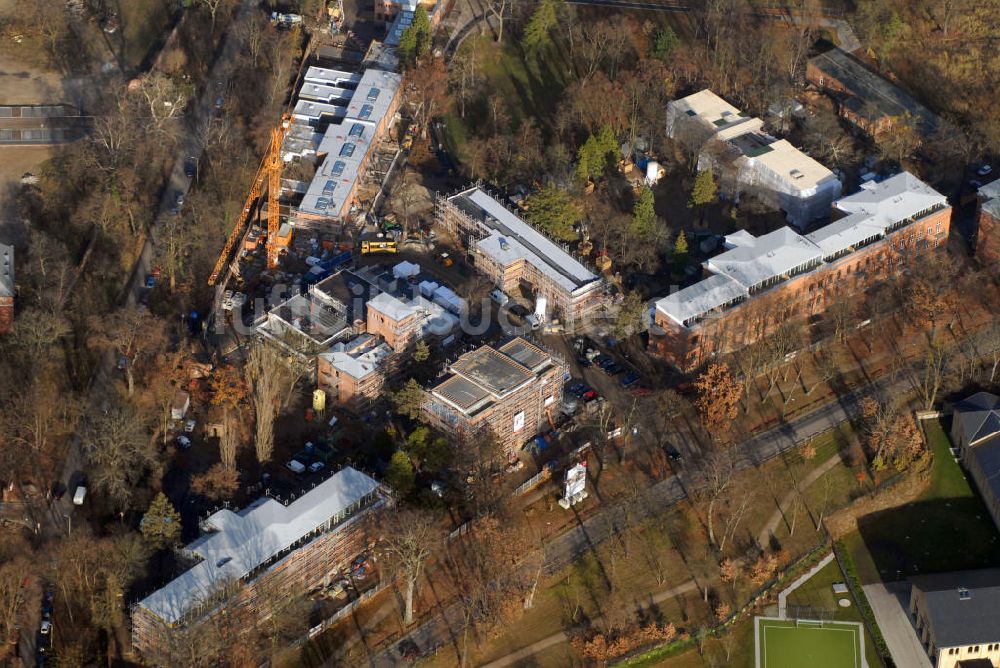 Luftaufnahme POTSDAM - Baustelle der Liegenschaft Parc du Bois - Park der Bäume in Potsdam