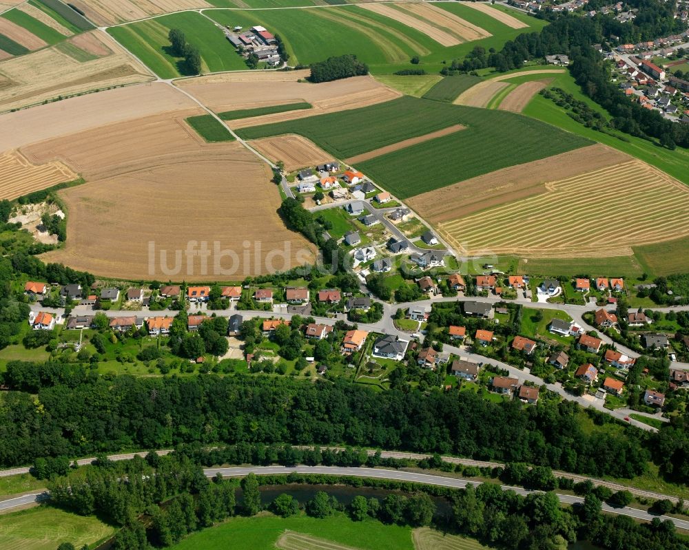 Sigmaringendorf von oben - Baustelle Mischbebauung eines Wohngebiets mit Mehrfamilienhäusern und Einfamilienhäusern in Sigmaringendorf im Bundesland Baden-Württemberg, Deutschland