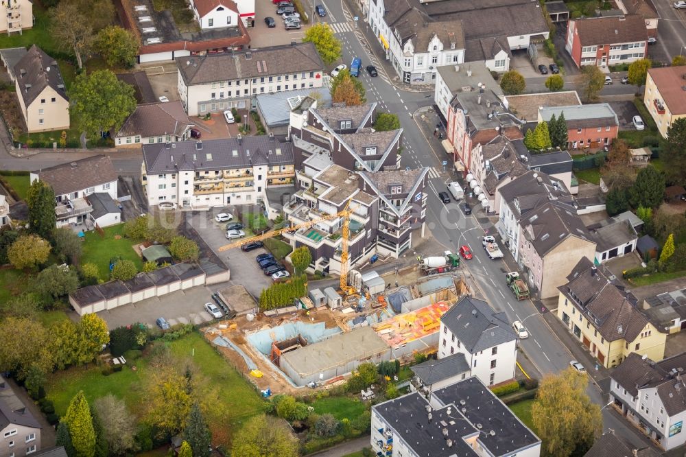 Luftaufnahme Wengern - Baustelle der Neubau- Gebäude des Altersheim - Seniorenresidenz an der Osterfeldstraße in Wengern im Bundesland Nordrhein-Westfalen, Deutschland