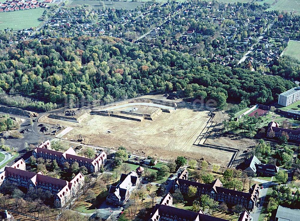 Luftbild Berlin-Buch - Baustelle für den Neubau der Helios Klinik AG in Berlin-Buch Wiltbergstraße 50 13125 Berlin postmaster@berlin