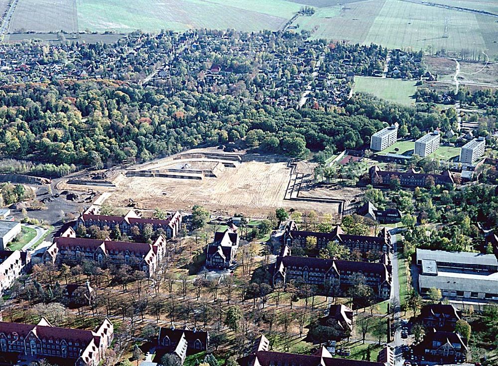 Berlin-Buch von oben - Baustelle für den Neubau der Helios Klinik AG in Berlin-Buch Wiltbergstraße 50 13125 Berlin postmaster@berlin