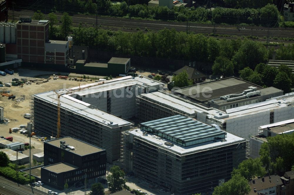 Luftbild Bochum - Baustelle Neubau Justizzentrum Bochum im Bundesland Nordrhein-Westfalen