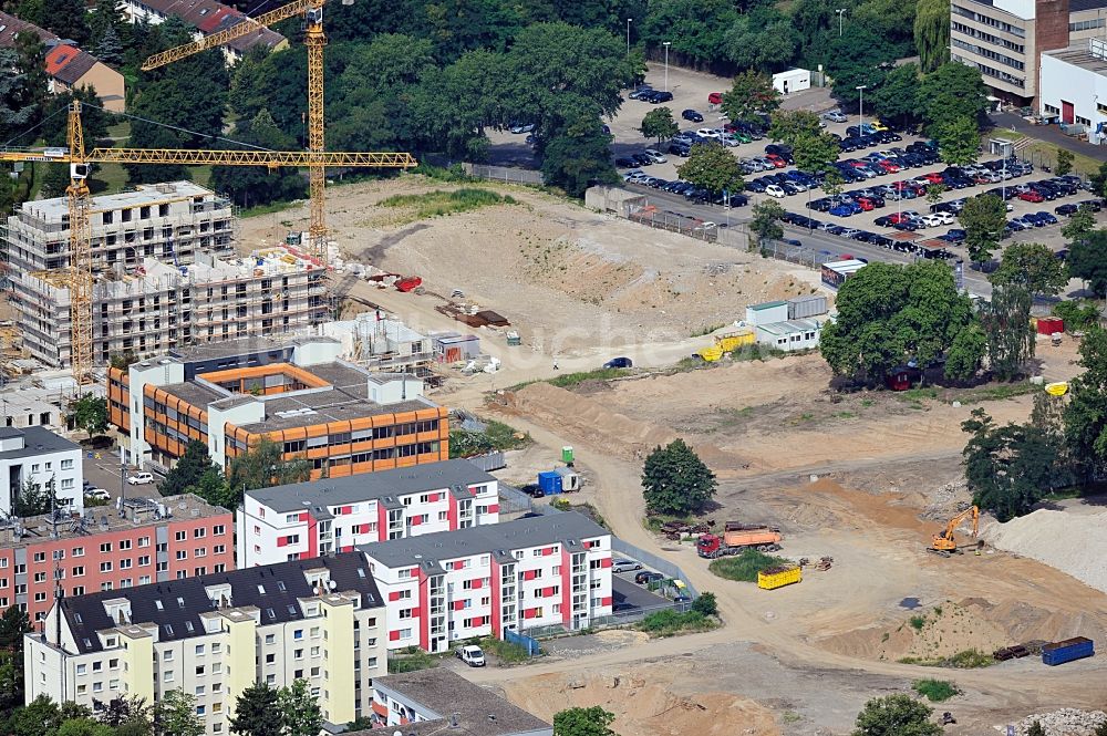 Köln von oben - Baustelle Neubauprojekt in Köln im Bundesland Nordrhein-Westfalen