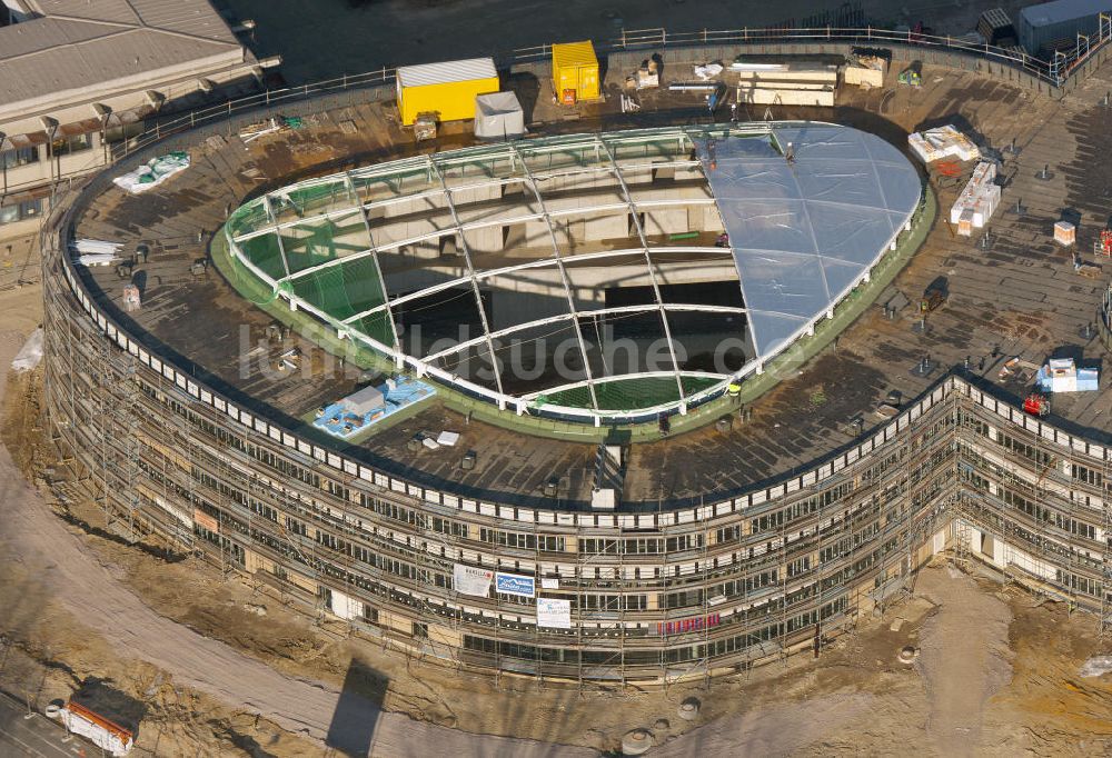 Luftbild Bochum - Baustelle des Neuen Gymnasiums in Bochum