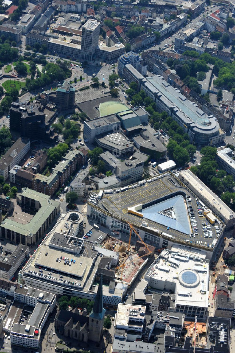 Luftbild Dortmund - Baustelle des neuen Thier- Areal Dortmund