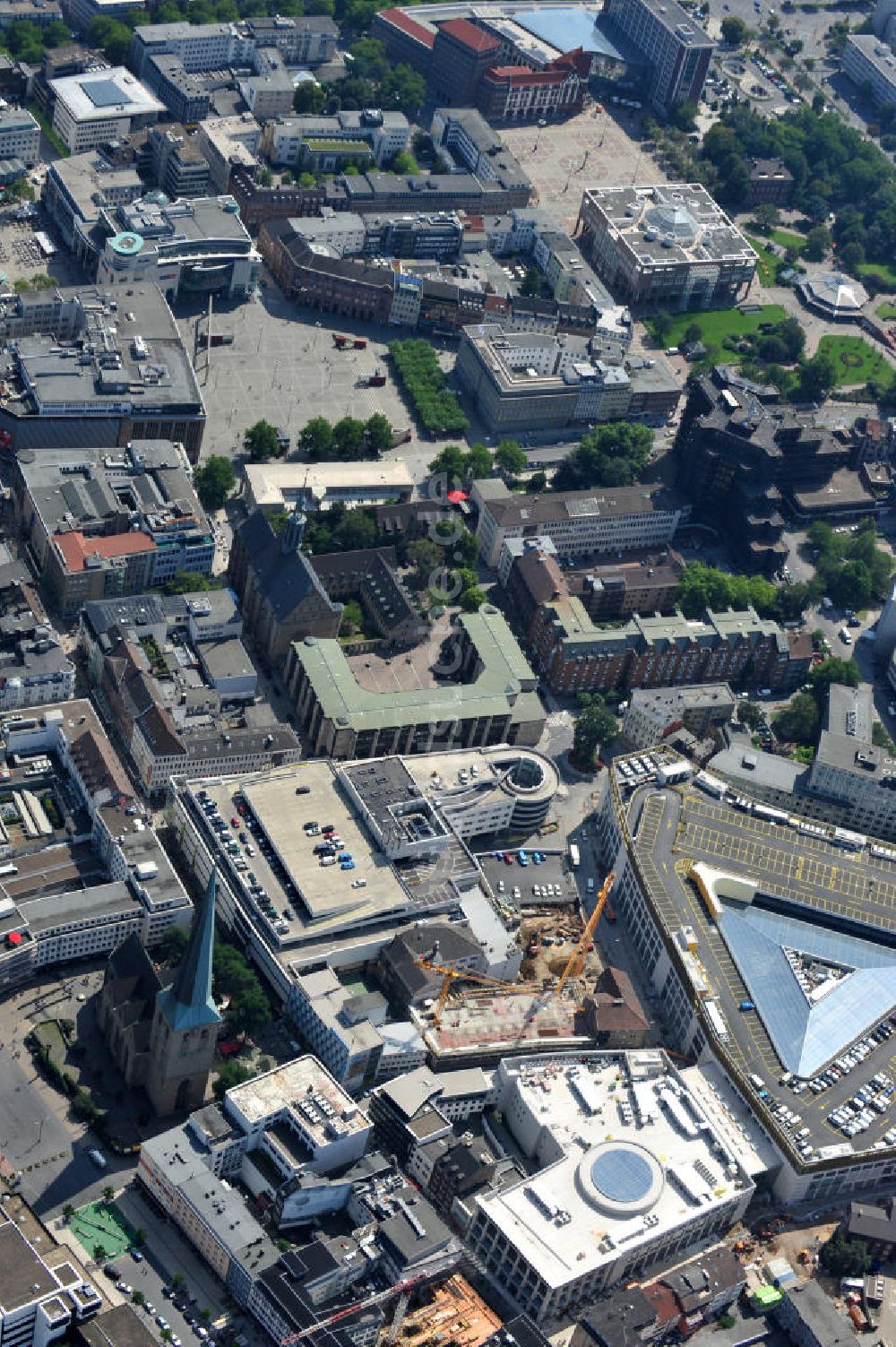 Dortmund von oben - Baustelle des neuen Thier- Areal Dortmund