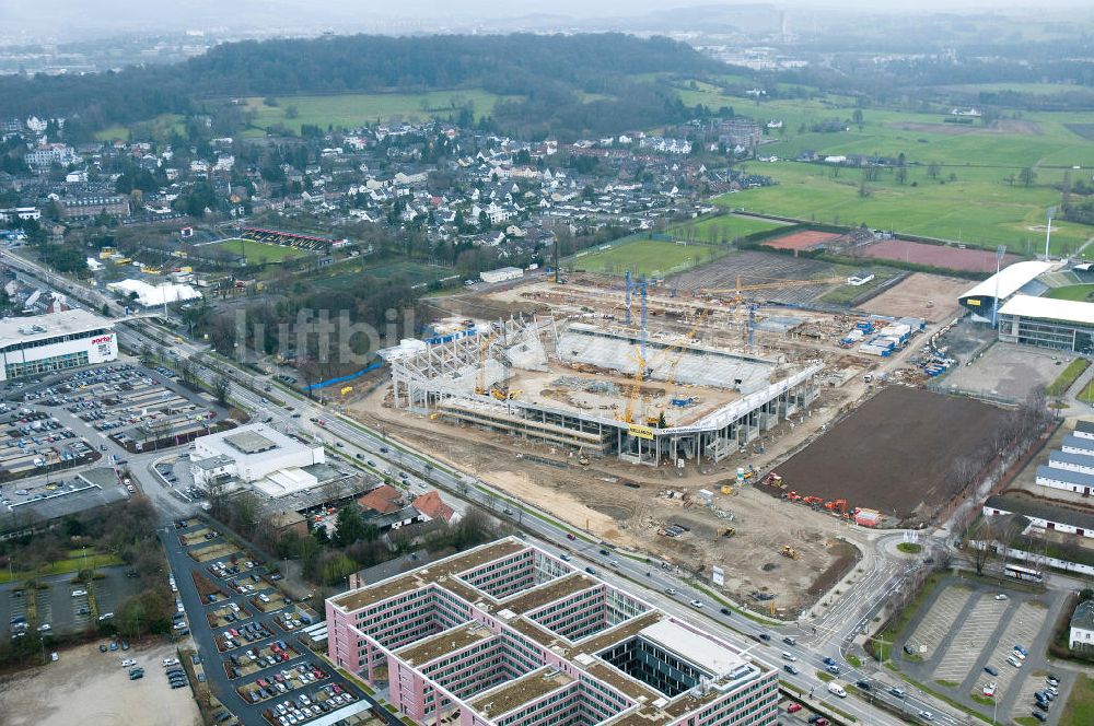 Luftaufnahme Aachen - Baustelle Neuer Tivoli Aachen