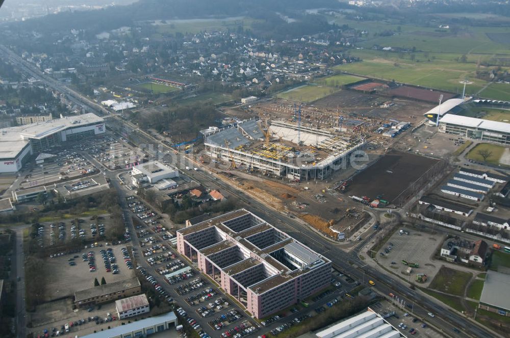 Luftaufnahme Aachen - Baustelle Neuer Tivoli Aachen