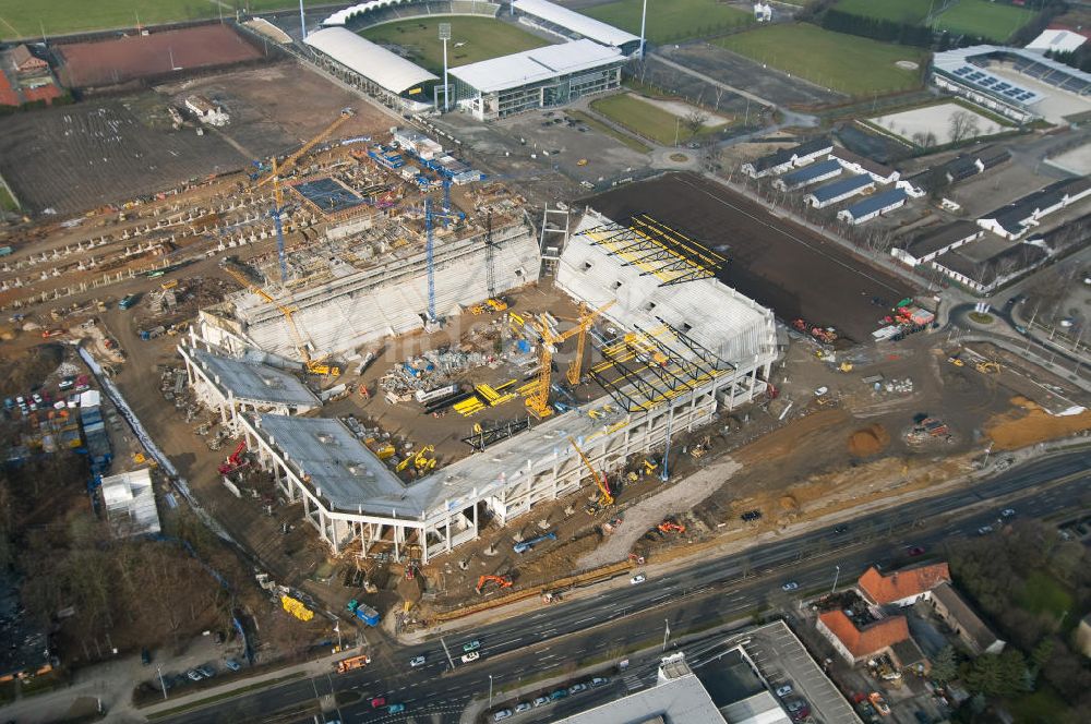 Aachen von oben - Baustelle Neuer Tivoli Aachen