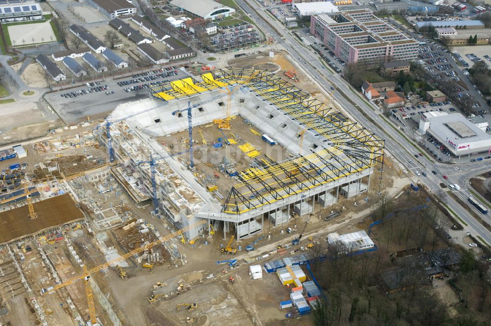 Luftbild Aachen - Baustelle Neuer Tivoli Aachen