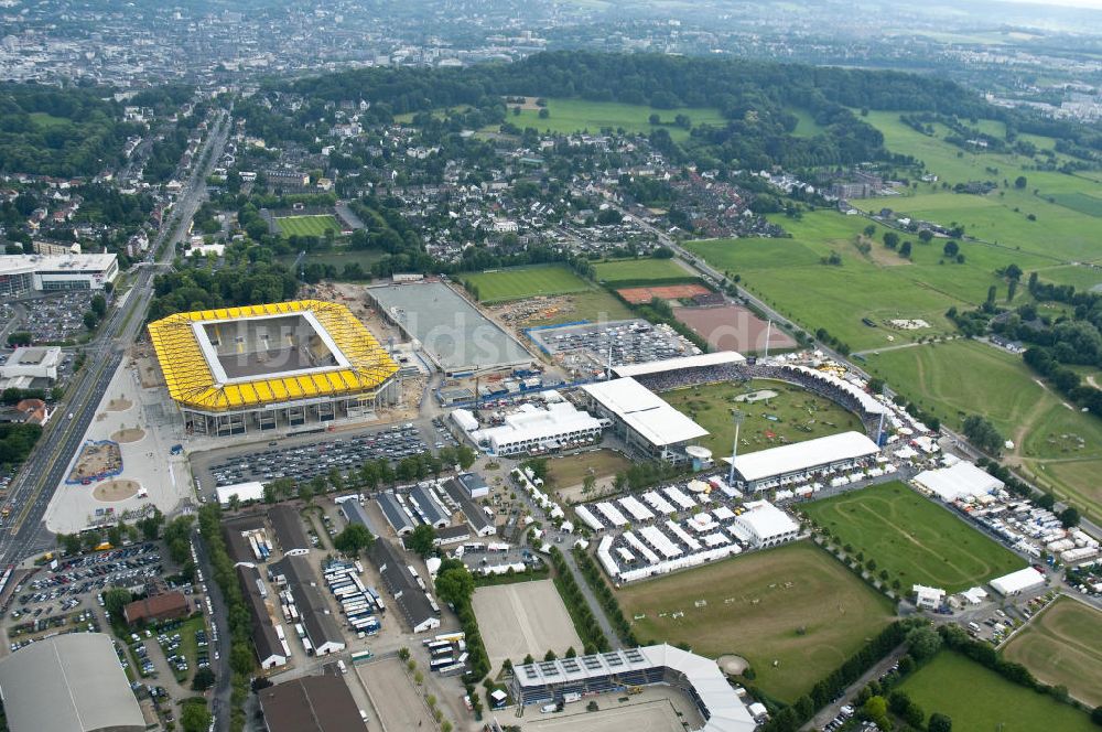 Aachen von oben - Baustelle Neuer Tivoli Aachen