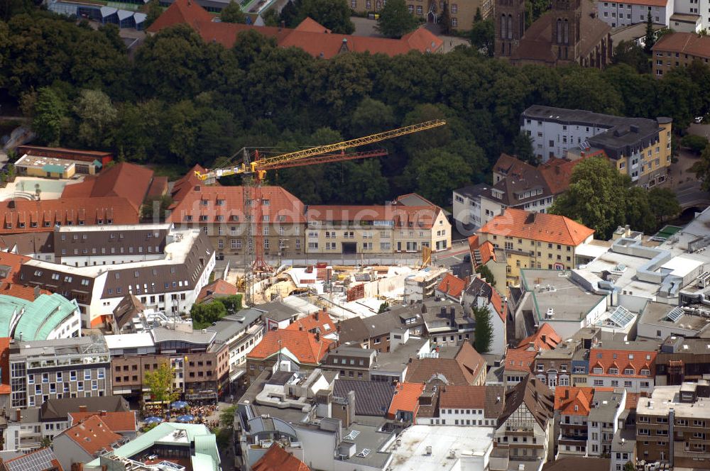 Luftaufnahme Osnabrück - Baustelle in Osnabrück