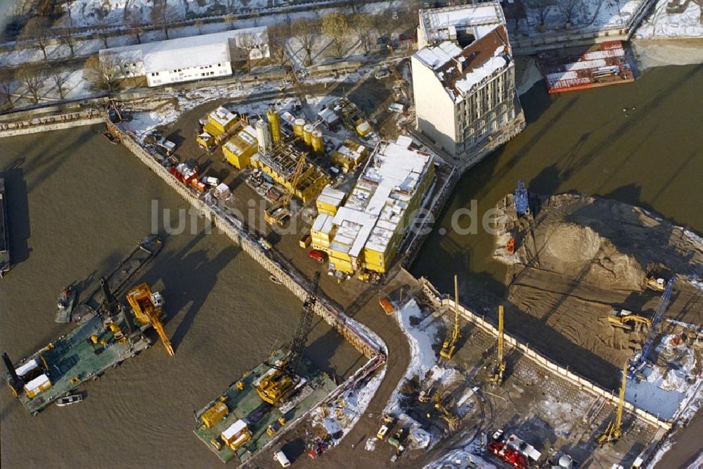 Luftbild Berlin - Tiergarten - Baustelle Potsdamer Platz